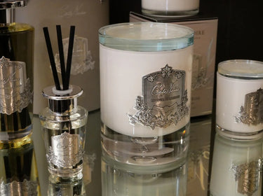 NEW - Crystal Glass Lid Triple Wick Grand Candle 2.5kg
